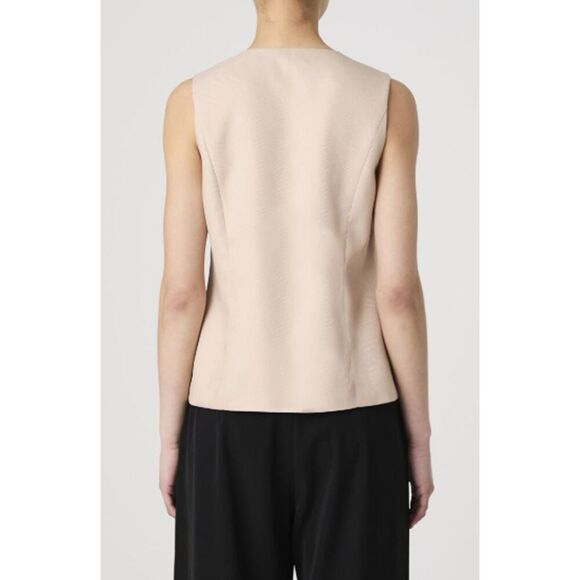 French Connection Tie Front Vest Size S - Picture 2 of 10